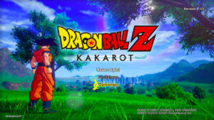 Dragon Ball Z: Kakarot - Startbildschirm