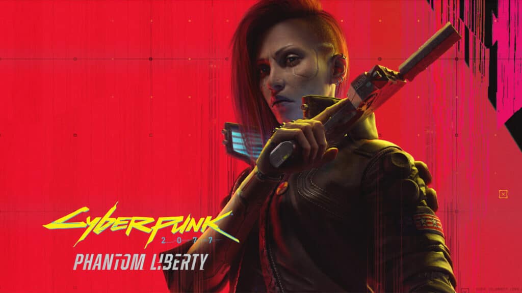 Auf diesem Bild, zu Cyberpunk 2077: Phantom Liberty sieht man eine Person mit einer Waffe in der Hand, 