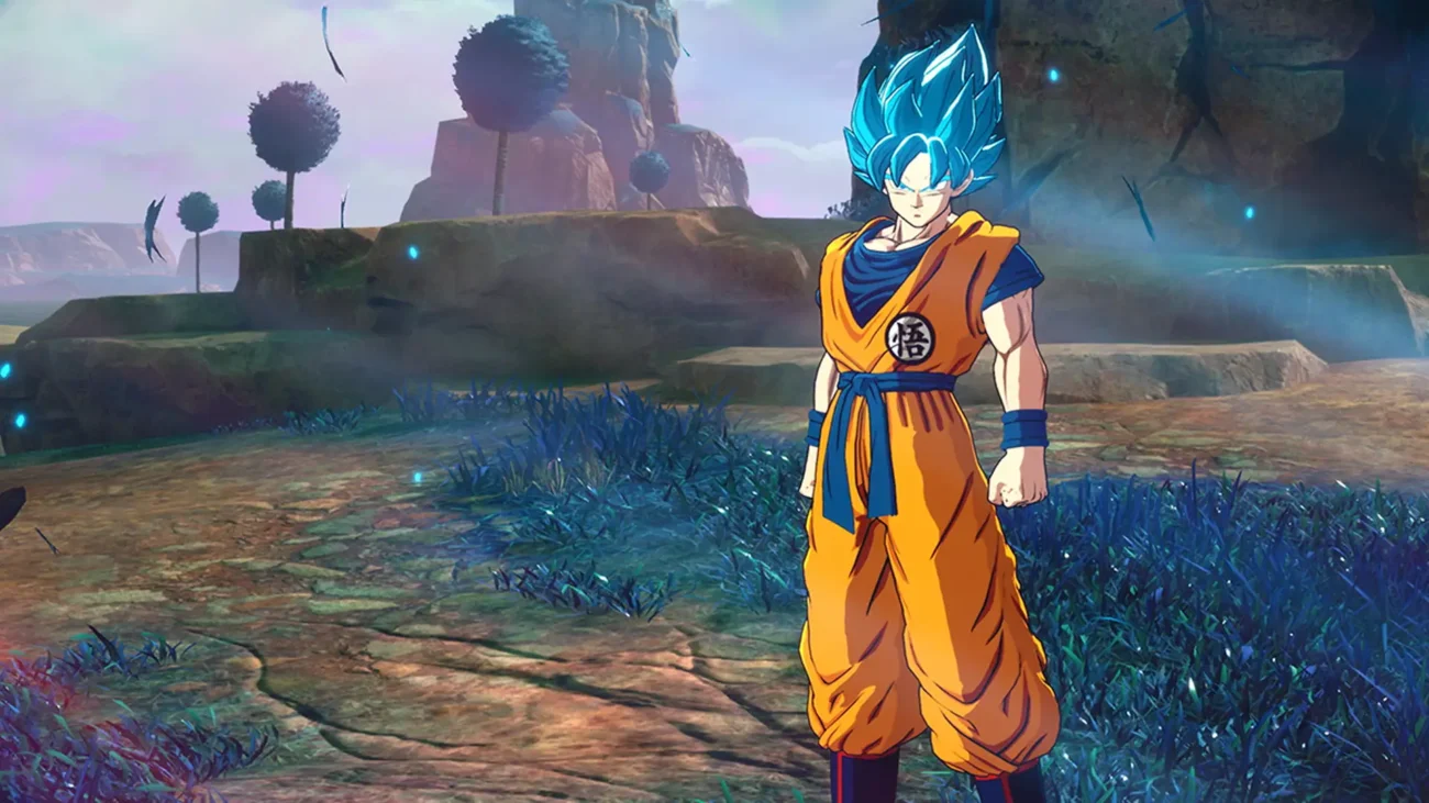 Screenshot aus dem kommenden Dragon Ball Game. Auf dem Bild ist Son Goku zu sehen.