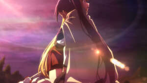 Asuna ist verzweifelt und hat Angst bekommen, daraufhin hat Misumi sie in den Arm genommen, um sie zu beruhigen.